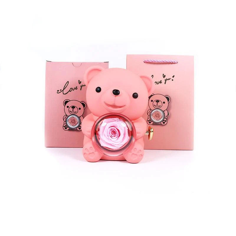 JewelTurn™ Rotating Bear Jewerly Box