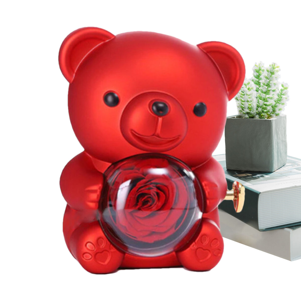 JewelTurn™ Rotating Bear Jewerly Box