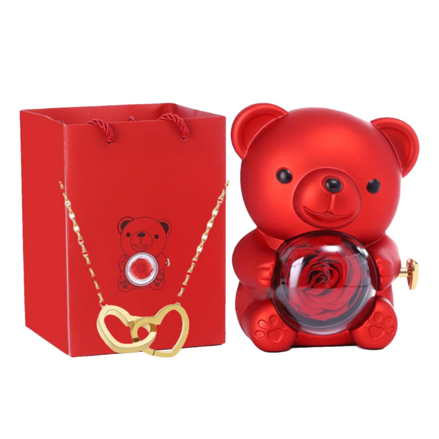 JewelTurn™ Rotating Bear Jewerly Box