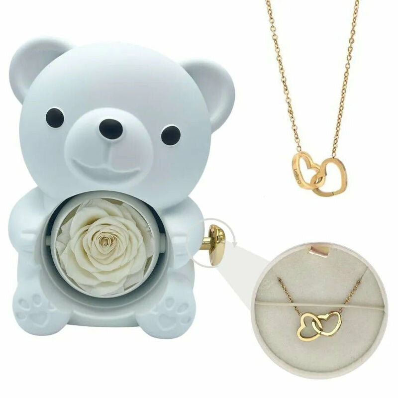 JewelTurn™ Rotating Bear Jewerly Box